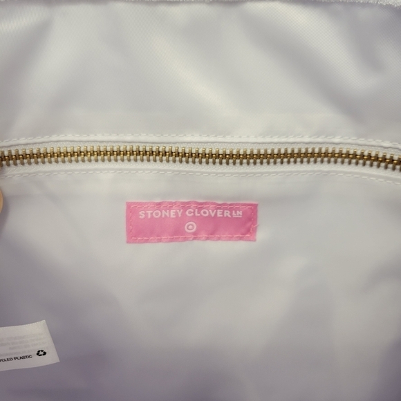 Stoney Clover Terrycloth Embossed Beach Tote White - Picture 8 of 11